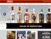 Tablet Screenshot of angostura.com